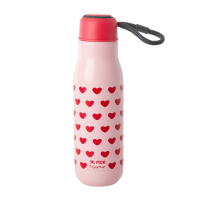 Heart Print Stainless Steel Water Bottle By Rice DK